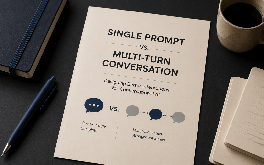 What Is Conversational AI? Single Prompts vs. Multi-Turn