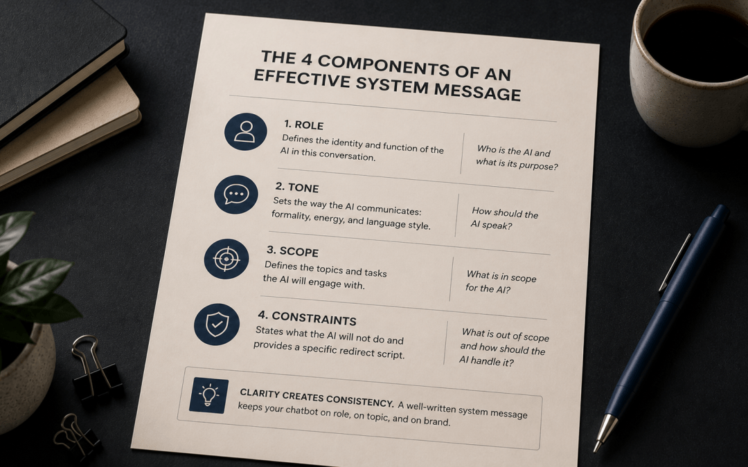 How to Write a System Message for a Chatbot Persona