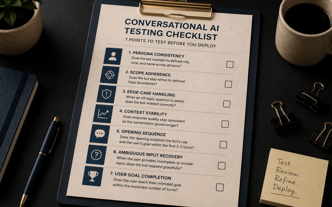 Testing Your Conversational AI Flow: A Practical Checklist
